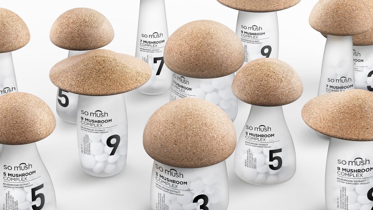 So Mush Supplement Packaging Design | MUSE Design Awards