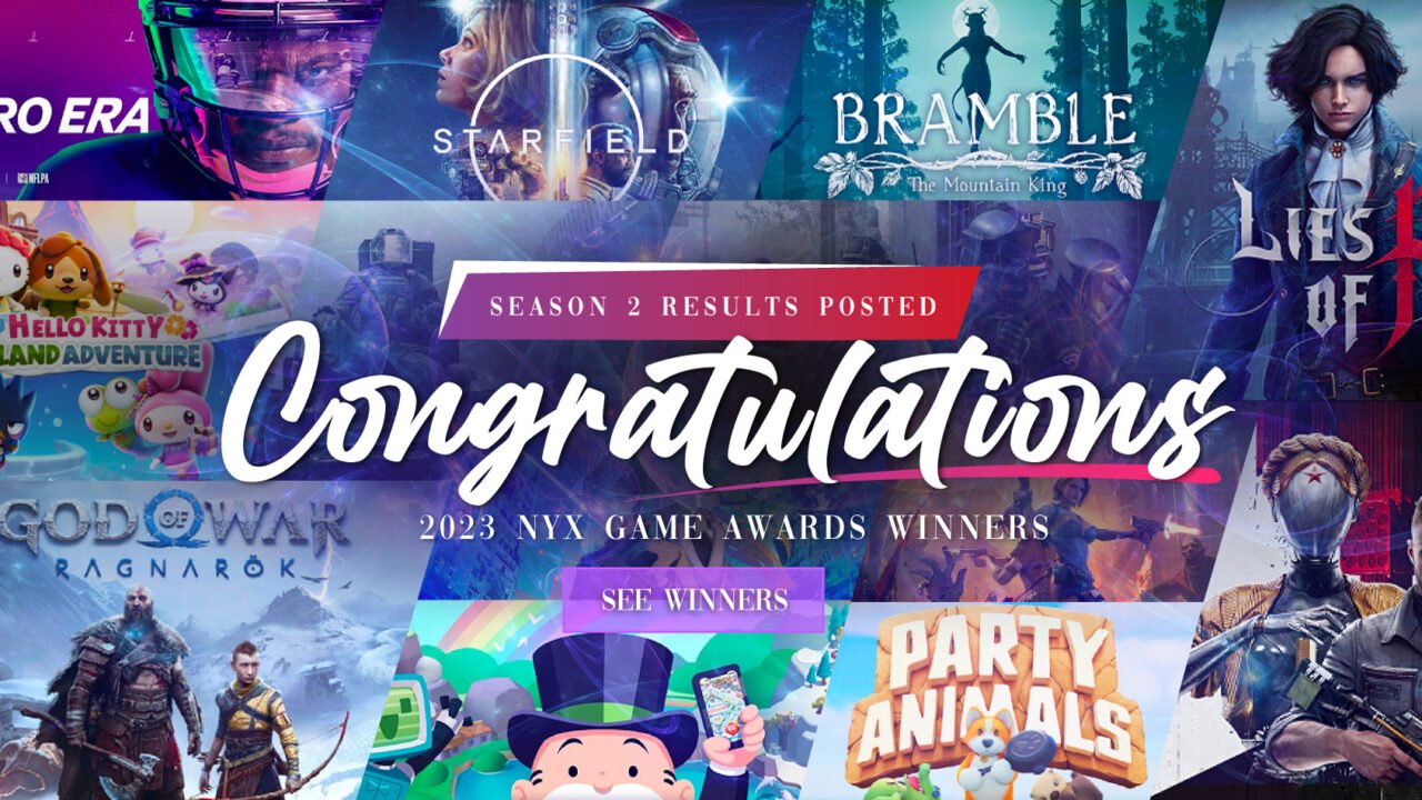 Winner Announcement | 2023 NYX Game Awards