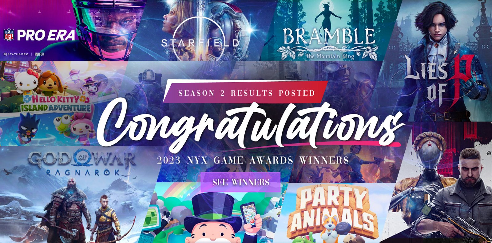 Winner Announcement | 2023 NYX Game Awards