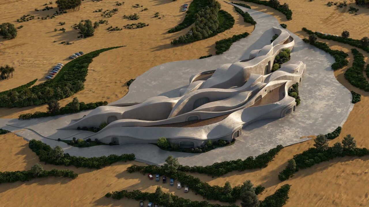 Hotel Design - Inspired by Red Fan Seashell | Mohanad Barakat
