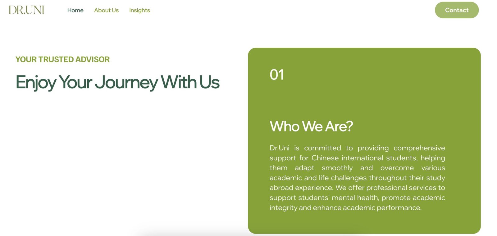 Leading Platform for Chinese International Student Support